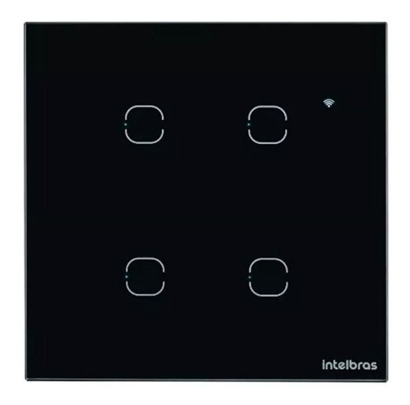 Interruptor Izy Smart Wifi Touch 4 Teclas Ews 1004 Intelbras 0