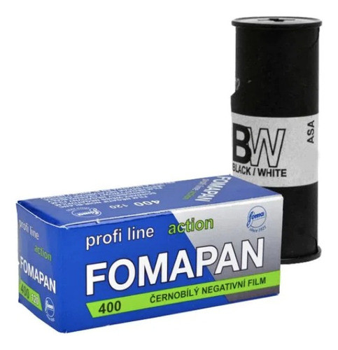 Filme 120mm Preto E Branco Fomapan Iso 400 Médio Formato 1