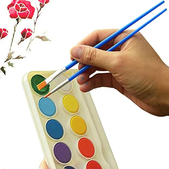 Jojodo Juego De Pinceles Planos Para Pintura: 50 Pinceles Ar 1