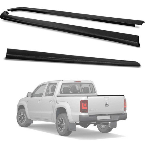Kit Protetor De Borda Lateral E Tampa Amarok Cd 2010 A 2021 0