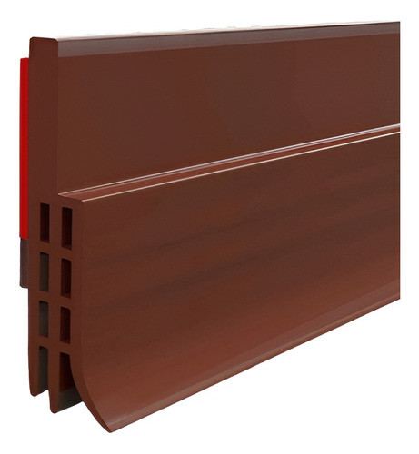 Zocalo Burlete Adhesivo Para Puertas 5x99cm Marron X 2u 0