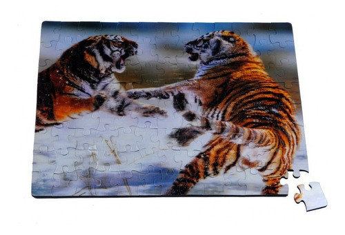 Puzzle Lenticular 3d - Tigres - The Purple Cow 1