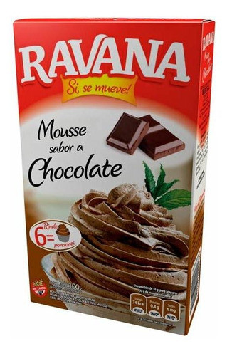Mousse  Chocolate 100 Gr Ravana Postres 0