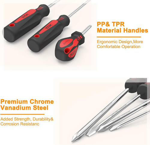 Set D/destornilladores Anex 10 D/triquete - Rojo 1