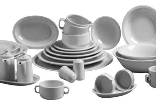 Fuente Redonda 30 Cm  Porcelana Bazar Vajilla Tsuji 450 0