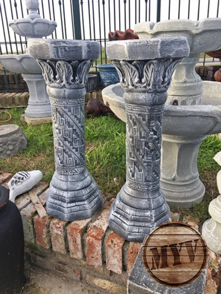Pilar De Hormigón Para Decoración Mesas 1