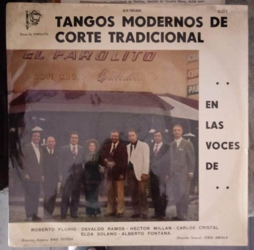 Vinilo Tangos Modernos De Corte Tradicional 0