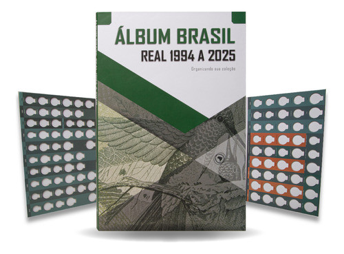 Álbum Para Moedas Brasil 1994 A 2025 + Jogos Olímpicos 1