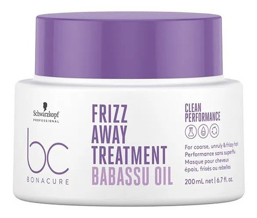 Máscara Frizz Away Rulos Schwarzkopf Bc Bonacure X 200ml 0