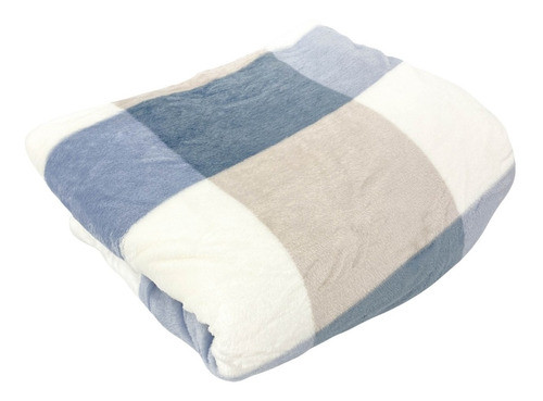 Manta Polar De Invierno Cuadrille Con Corderito Premium 1