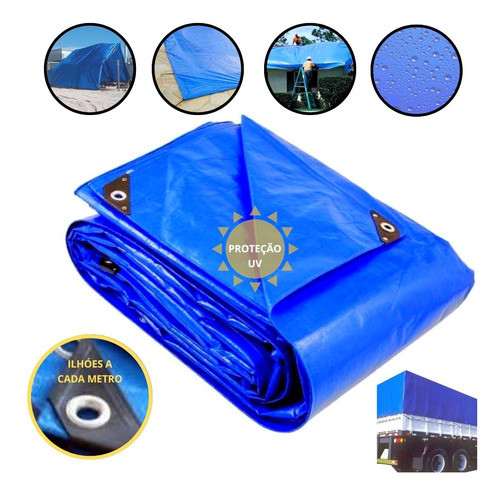 Lona Carreteiro 3x2m Multi Uso 105g/m Impermeável Uv Starfer 0
