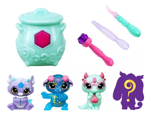 Magic Mixies Mixlings Serie 2 - 4 Mini Figuras + Sorpresa En 0