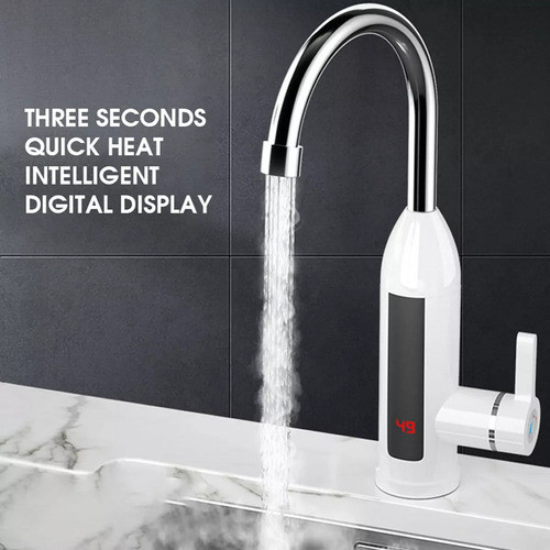 Torneira Cozinha Parede Agua Quente Aquecida Elétrica 220v , 1