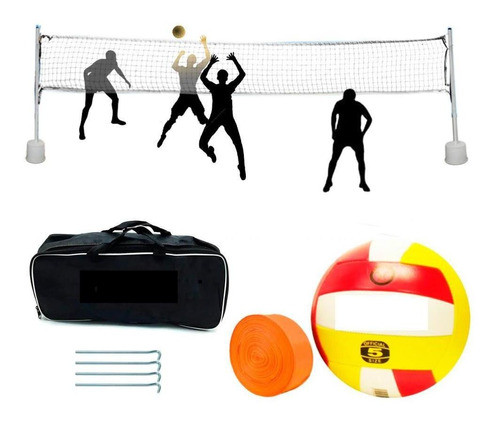 Alquiler Red Volleybol+pelota+cinta + Soportes G P 0