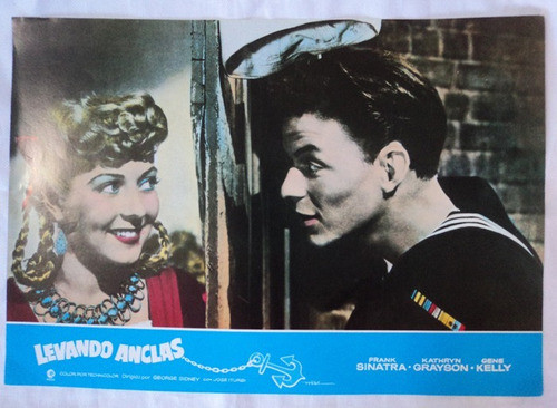 Poster Cine Leven Anclas Sinatra Kelly N 4 Hollywood B4 0