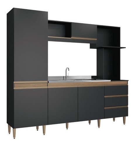 Muebles De Cocina Amoblamiento Completo Kit Multiuso 0
