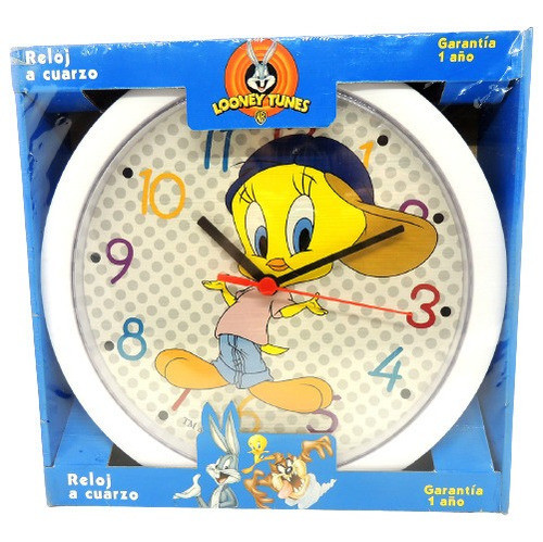 Looney Tunes Reloj Pared Tweety Piolin Warner Bros 6 Madtoyz 0