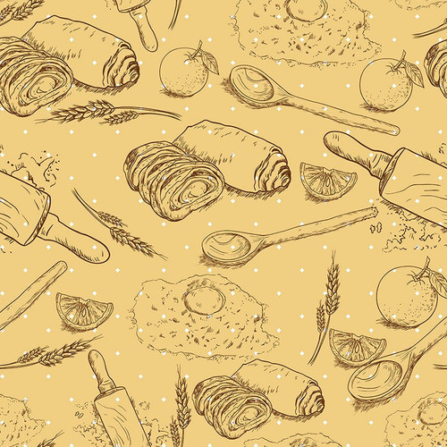 Papel De Parede Adesivo Cozinha Panificadora Padaria 15m 1