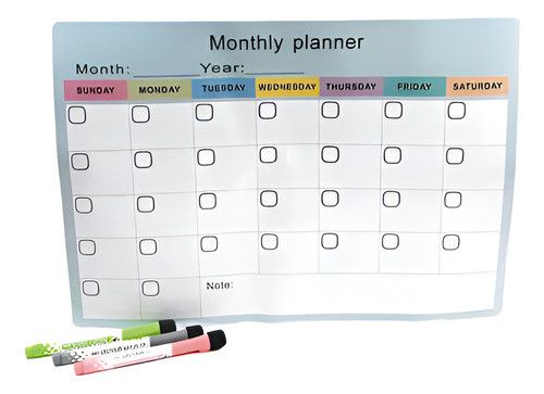 Planificador Planner A3 Imantado Nuwa Pizarra + Marcadores 0