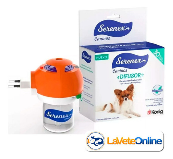 Serenex Feromonas Caninos Difusor Anti Estres Calma Perro 1