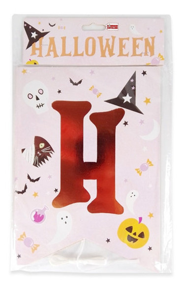 Banderín Halloween Letra Metalizado - Ciudad Cotillón 0