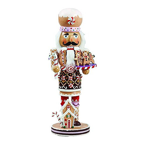 Adorno Navideño Cascanueces Madera Polirresina 40,64 Cm 1