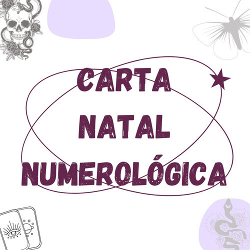 Carta Natal Numerológica. D Regalo 1 Pregunta A Runas Wicca. 0