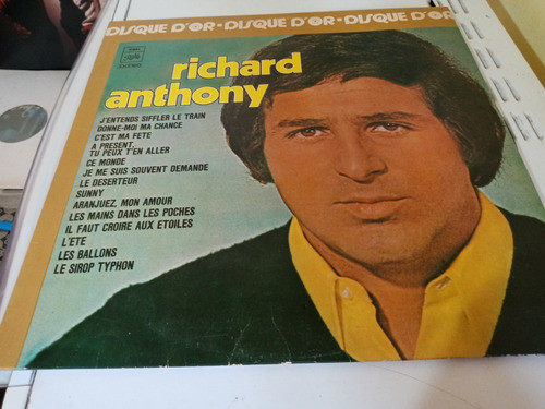 Lp Richard Anthony Le Disque D´or De Original 1972 Ótimo 0
