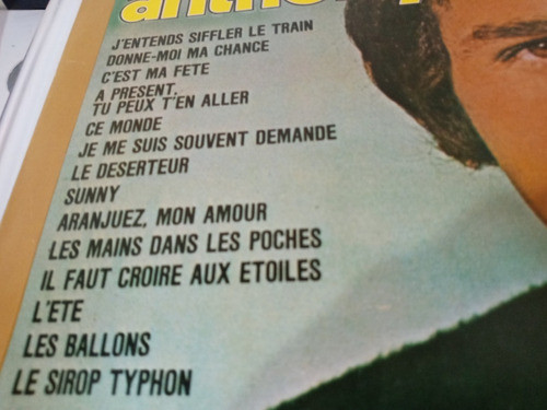 Lp Richard Anthony Le Disque D´or De Original 1972 Ótimo 1