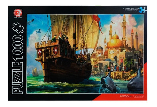 Puzzle 1000 Pzs Barco Pirata 88010 1489434 Shine 0