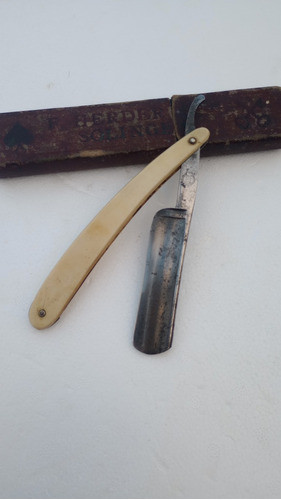 Navaja Solingen Antigua De Afeitar Con Estuche 0
