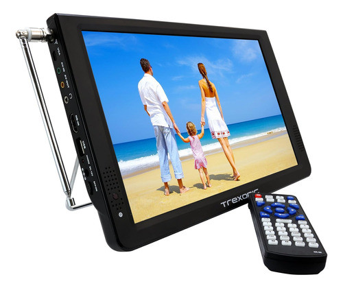 Tv Portátil De 30cm Con Hdmi, Usb Y Entrada De Audio 1