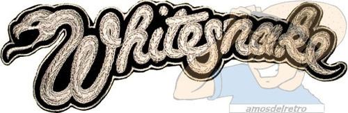 Parche Bordado Palabra Whitesnake Para Espalda Adr 0