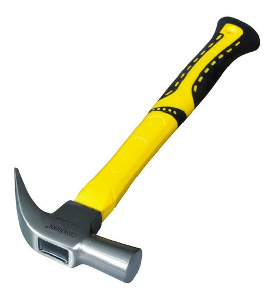 Martelo Unha Com Cabo Emborrachado 8oz - 0301208 - Crownman 1