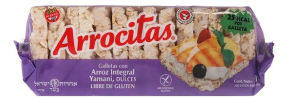 Pack X 12 Arrocitas Dulces Galletas De Arroz Integral X 101g 1