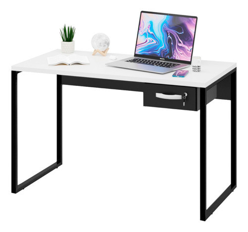 Mesa Para Computador Industrial C/ Gav 1,20m Tpo 25mm Maciço 0