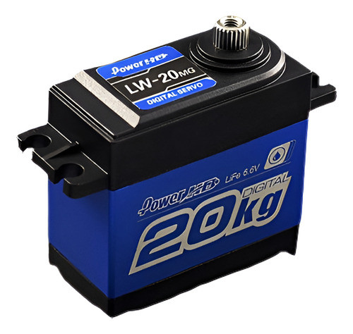Potencia Hd Lw 20mg 4.8-6.6v 20 Kg. Cm A Prueba De Agua Digi 0