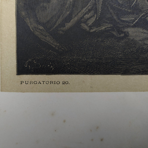 Grabado Original Año 1872 Gustavo Dore Divina Comedia Pur 20 1