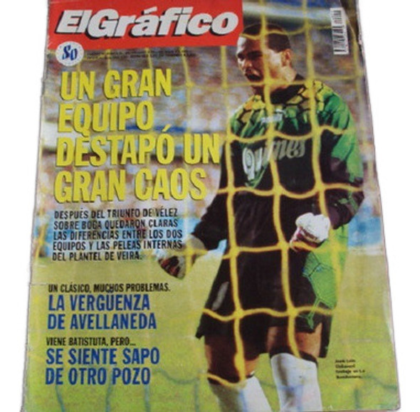 Revista El Grafico # 4091 - Tapa Velez (chilavert) 0