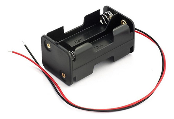 Portapilas 4 Pilas Aa 6v Con Cables Porta Pilas X20 0