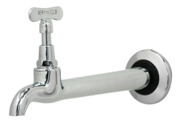 Torneira Para Pia Tanque 100% Metal 18cm Com Bico Liso 0 Torneira Para Pia Tanque 100% Metal 18cm Com Bico Liso 0