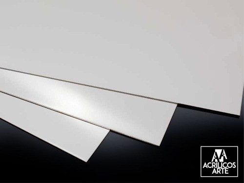 Placa Alto Impacto (pai) 2x1mts Esp. 1,5mm Blanco/negro/opal 1