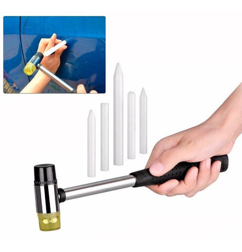 Kit Sacabollos Punzon De Nylon 5 Pc + Martillo S. 0