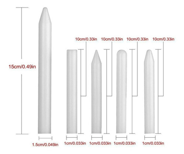 Kit Sacabollos Punzon De Nylon 5 Pc + Martillo S. 1