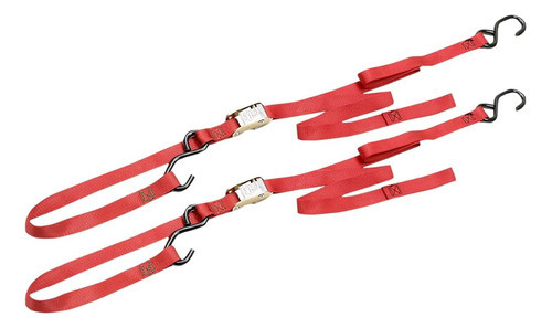 Ancra 49380-10 Amarres Rojos De 69  Con Ganchos Blandos Inte 0