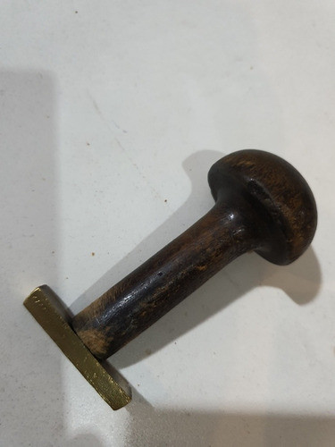 Antiguo Correo Sello Postal De Bronce- Oficial- 1