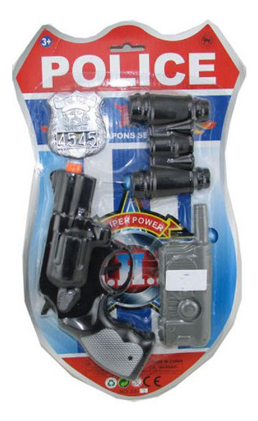 Set Policia Pistola Largavistas Handy Ploppy 368935 0