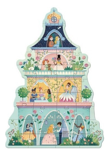 Puzzle Torre De Princesas - Djeco - Dj07130 1