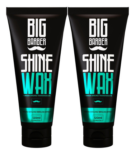 Cera Capilar Shine Wax Big Barber 120g Finalizadora 2 Unidad 0