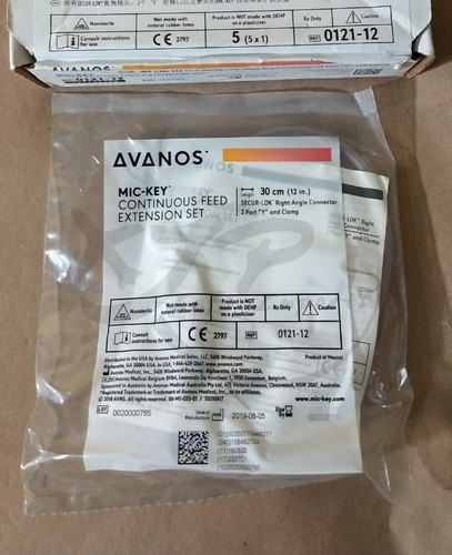 Extensor Fino Novo - Sonda Gastrostomia Mic-key 1